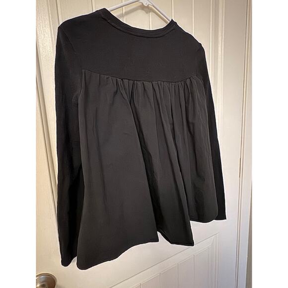 English Factory Mixed Media Swing Black Top S - Picture 3 of 8